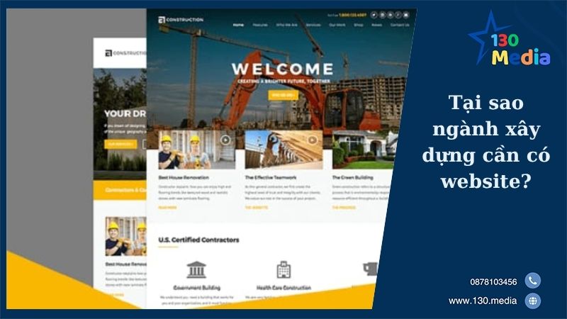 Tại sao ngành xây dựng cần có website?