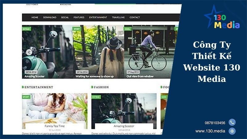 Công Ty Thiết Kế Website 130 Media