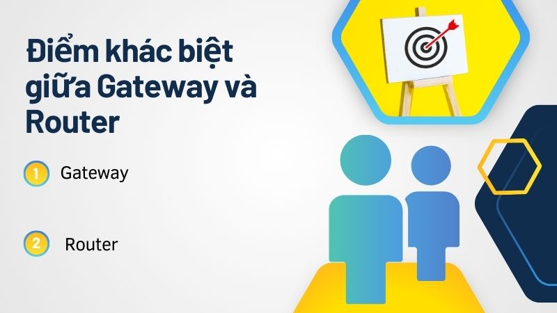 Điểm khác biệt giữa Gateway và Router