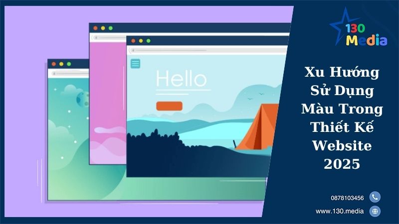 Xu Hướng Sử Dụng Màu Trong Thiết Kế Website 2025
