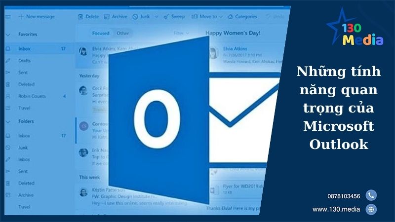 Những tính năng quan trọng của Microsoft Outlook