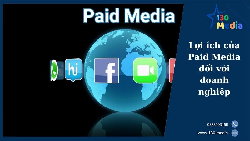 Lợi ích của Paid Media đối với doanh nghiệp