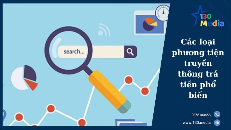 Các loại phương tiện truyền thông trả tiền phổ biến