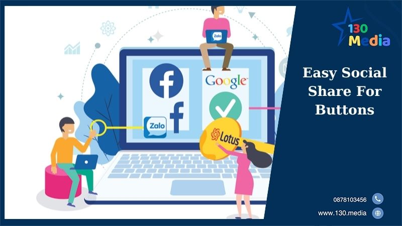 Easy Social Share For Buttons