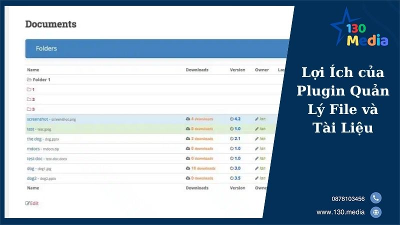 Lợi Ích của Plugin Quản Lý File và Tài Liệu