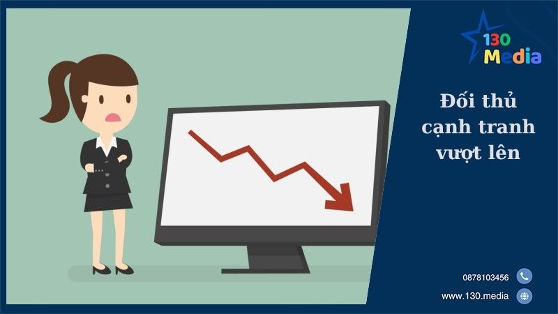 Đối thủ cạnh tranh vượt lên