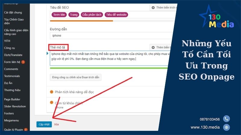 Những Yếu Tố Cần Tối Ưu Trong SEO Onpage