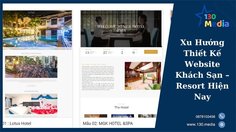 Xu Hướng Thiết Kế Website Khách Sạn – Resort Hiện Nay