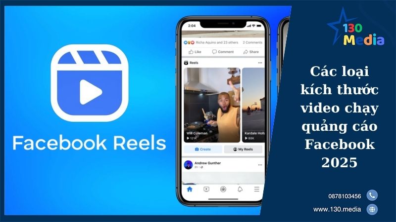 Các loại kích thước video chạy quảng cáo Facebook 2025