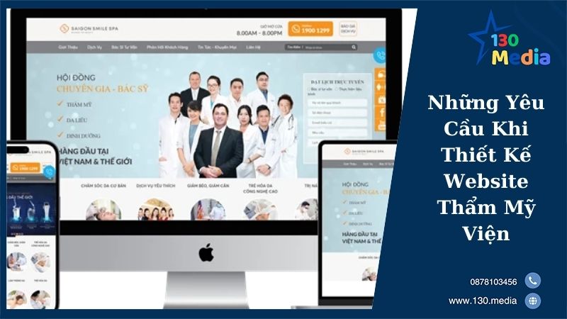 Những Yêu Cầu Khi Thiết Kế Website Thẩm Mỹ Viện
