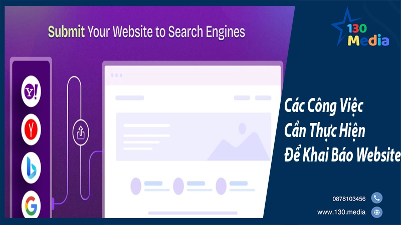 Các Công Việc Cần Thực Hiện Để Khai Báo Website