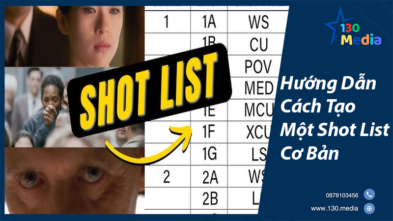 Hướng Dẫn Cách Tạo Một Shot List Cơ Bản