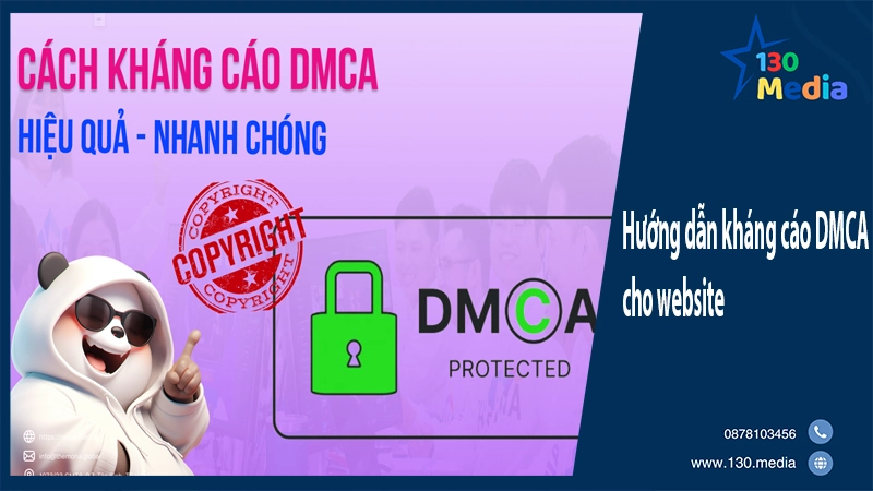 Hướng dẫn kháng cáo DMCA cho website