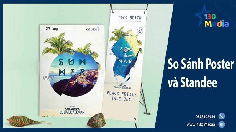 So Sánh Poster và Standee